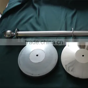 Round Top Chrome Cafe Barrier With Canvas thumbnail-4