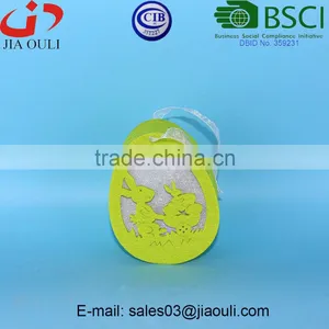 BSCI Audit Factory New Design Easter Decorations With LED Light Non-woven Hanging Eggs Decorations thumbnail-3