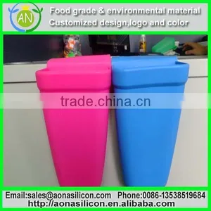 Promotional Items Fashion Cheap Silicone Car Seat Hanging Storage Box/bin,silicone Sundries Bag for Bathing Use thumbnail-1