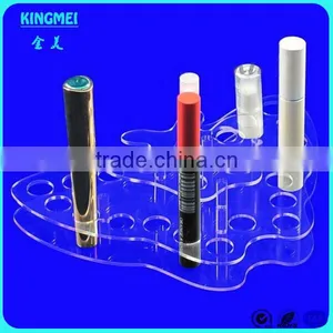 Custom Fashionable 2 Tiers Acrylic Cosmetic Display Lipstick Stand Holder thumbnail-6