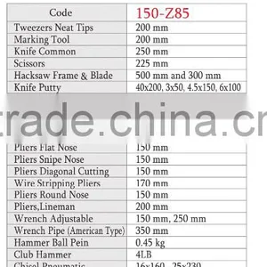 Non Sparking Tools Kit (85 Pcs Tool Kit) thumbnail-1