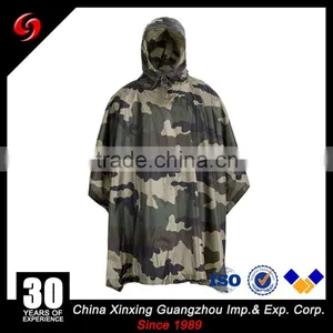 French Camouflage Military Rain Coat Poncho PVC Coating,army Rain Coat Poncho thumbnail-1