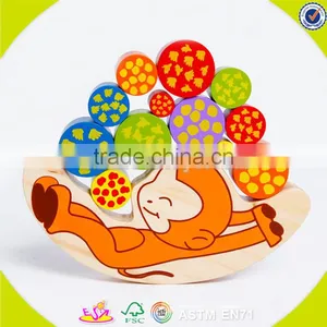 Wholesale Intelligent Wooden Balance Blocks Game Toy Funny Baby Wooden Balance Blocks Game W11F005 thumbnail-4