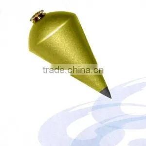 4oz Brass Plumb Bob Measuring Construction Tool With Steel Tip thumbnail-1