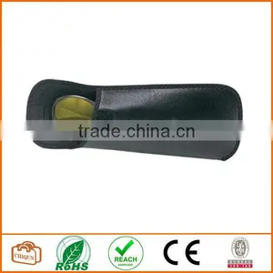 Black Vinyl Large Closed End Eyeglass Case thumbnail-1