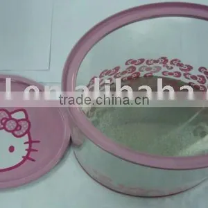 PVC Pail With Tin Lid and Base, Tin Pail thumbnail-1