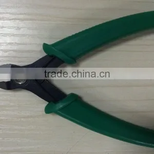 BERRYLION Tool Mini Type 5'' Wire Flush Cutting Pliers With Plastic Handle thumbnail-1