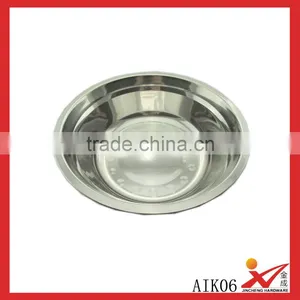 Soup Plate Stainless Steel Bowl AIK06 thumbnail-1