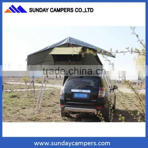 4x4 Car Accessories Outdoor Off-road Camping Canvas Roof Tent thumbnail-2