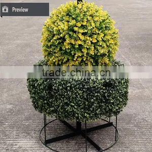 Artificial Green Topiary Grass Animal Sculpture Plant for Decoration thumbnail-4