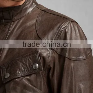 Leather Motorbike Jacket thumbnail-3