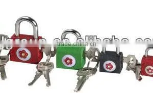Lock Body Iron Painted Padlock thumbnail-1