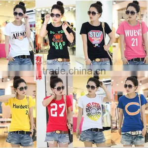 Print Custom Fashion Ladies Basic T-shirt Design Wholesale China Cabbage Price Come on thumbnail-2