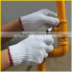 Cheap 800g Rough Yarn Hands Protection Cotton Safety Gloves thumbnail-1