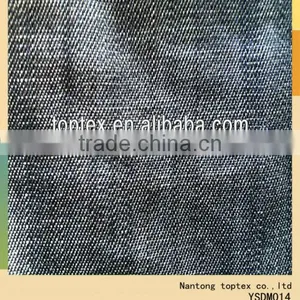 100% Tencel Cross Hatch Indigo Slub Denim Fabric thumbnail-1