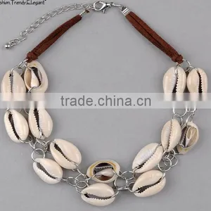 Fashion Tooth Charm Wooden Beads Necklace Diy Wooden Beads Tooth Charms Choker Necklace for Valentine's Gifts thumbnail-5