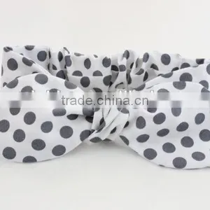 Boutique New Style Accessories Baby Pink Polka Dot Headbands for Little Girl thumbnail-2