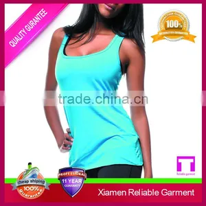 95% Cotton 5% Spandex Tank Top,women Yoga Stringer Tank Top thumbnail-3