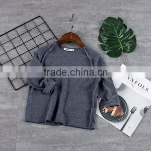 2-7 Years 2017 Wholesale Autumn Full Sleeve Cotton O-Neck Boys Shirts thumbnail-1