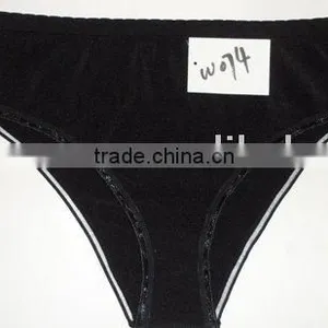 Lace Leg Openning Lady Seamless Bikini Brief thumbnail-1