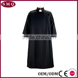 Cassock Tab Collar Jesuit Style Cassock thumbnail-6
