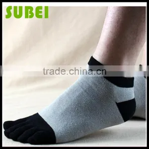 Men Summer Thin Mesh Model for Five Fingers Socks,pure Cotton Short Tube Socks thumbnail-1