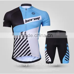 BEROY 2016 Top Fashion Men's Short Sleeve Cycling Jersey and Padded Cycling Shorts Set,outdoor Sports/road/mountain Bike Suits thumbnail-2
