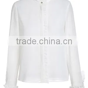 Latest Women Images of Chiffon Ladies Fancy Tops thumbnail-5