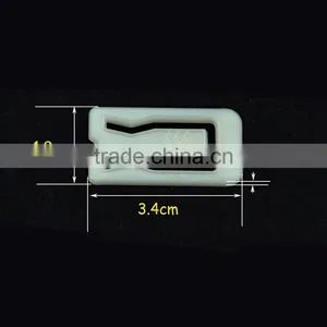 Wholesale Garment Accessories 3.4*1.9*0.25cm Plastic Clips for Garment Packing thumbnail-4