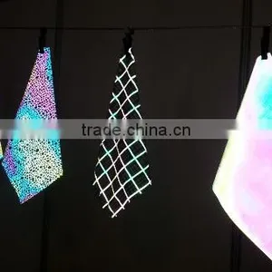 High Light Durable Stretched Reflective Printing Rainbow Fabric , Reflective Printed Fabric thumbnail-2