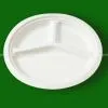 10 Inch Three Compartments Paper Plate thumbnail-1