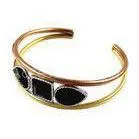 Custom Two Tone Silver And Black Stainless Steel Mens Ring 2 Layer Circle thumbnail-1