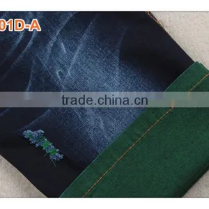 Cotton Tencel Dark Indigo Color Slub Denim Fabric thumbnail-5