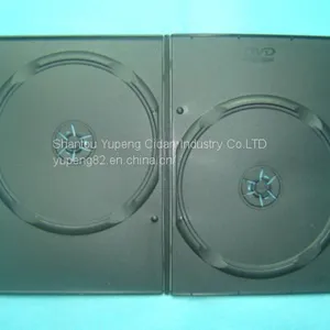 7mm Double Black DVD Storage Case Black DVD Storage Box Black DVD Storage Cover thumbnail-4
