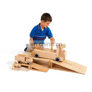 High Quality Early Educational Toys Unit Blocks Solid Wooden Funny Sets thumbnail-1