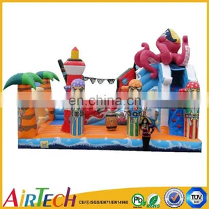 Top Selling Inflatable Cartoon City for Kids, PVC Tarpaulin Inflatabe Fun City thumbnail-2