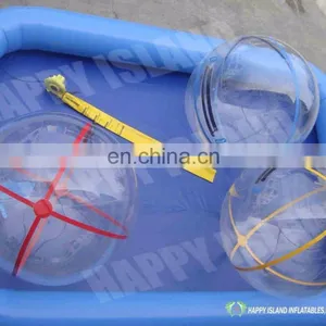 HI CE 0.8mm PVC Size 2m Swimming Pool Plastic Balls for Ball Pools Clear Water Walking Ball thumbnail-1