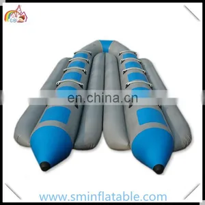 Manufactural Inflatable Banana Boat, Inflatable Flying Fish for Water Game, Inflatable Water Toy for Amusement thumbnail-1