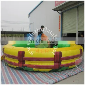 Wholesale Rodeo Bull Sport Games Inflatable Mechanical Bull for Sale thumbnail-1