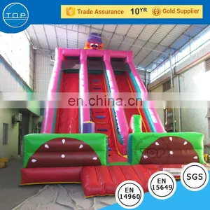 New Design Fabric Material for Making Pumpkin Bounce House Bouncy Castle Slide With Great Price thumbnail-1