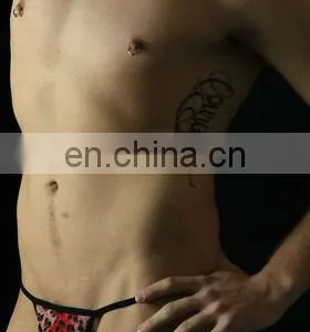 Free Shipping Wholesale 24pc/lot , Factory Lowest Price Men's Hot Sexy Leapord G-string Underwear thumbnail-1