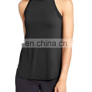 Guangzhou Factory Workout Wear Sleeveless Cotton Sports Tank Top Gym Women Sex Top thumbnail-1