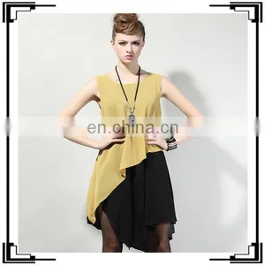Wholesale Latest Fashion Sleeveless Two Piece Women Dress 2016 Dress thumbnail-5