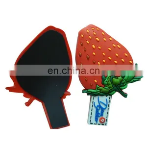 Strawberry Custom Fruit 3d Funny Soft Pvc Fridge Magnets thumbnail-1