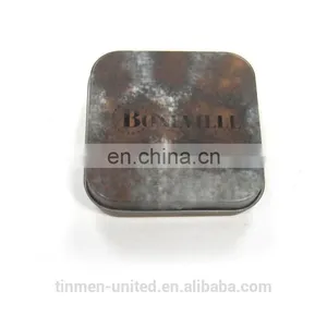 Vintage Mini Square Card Tin Box,tin Packaging for Card thumbnail-1