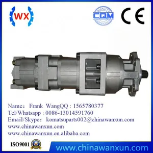705-58-46001 HYDRAULIC GEAR PUMP FOR WA600-1 Triple Pump LOW NOISE Pump Assy thumbnail-1