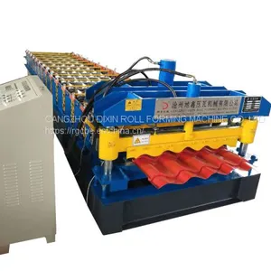 Steel Tile Making Machinery For Colored Glazed Steel Roofing Sheet thumbnail-1