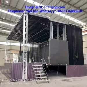 Roadshow 8.5 m Led Mobile Stage Trailer Truck for Sale thumbnail-2