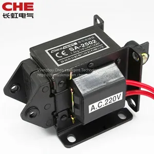 SA-2502 1.5kgf 14.7N 15mm Push Pull Attractive AC Solenoid Electromagnet for Vending Machine thumbnail-3