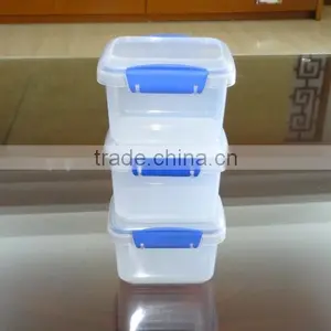 3 Pcs Set Promotional Clip Plastic Food Storage Container thumbnail-3